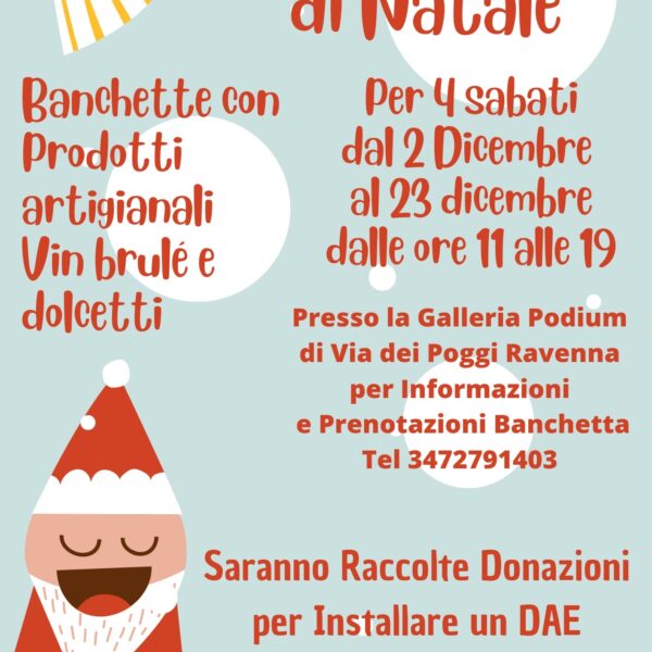 Locandina mercatino di Natale